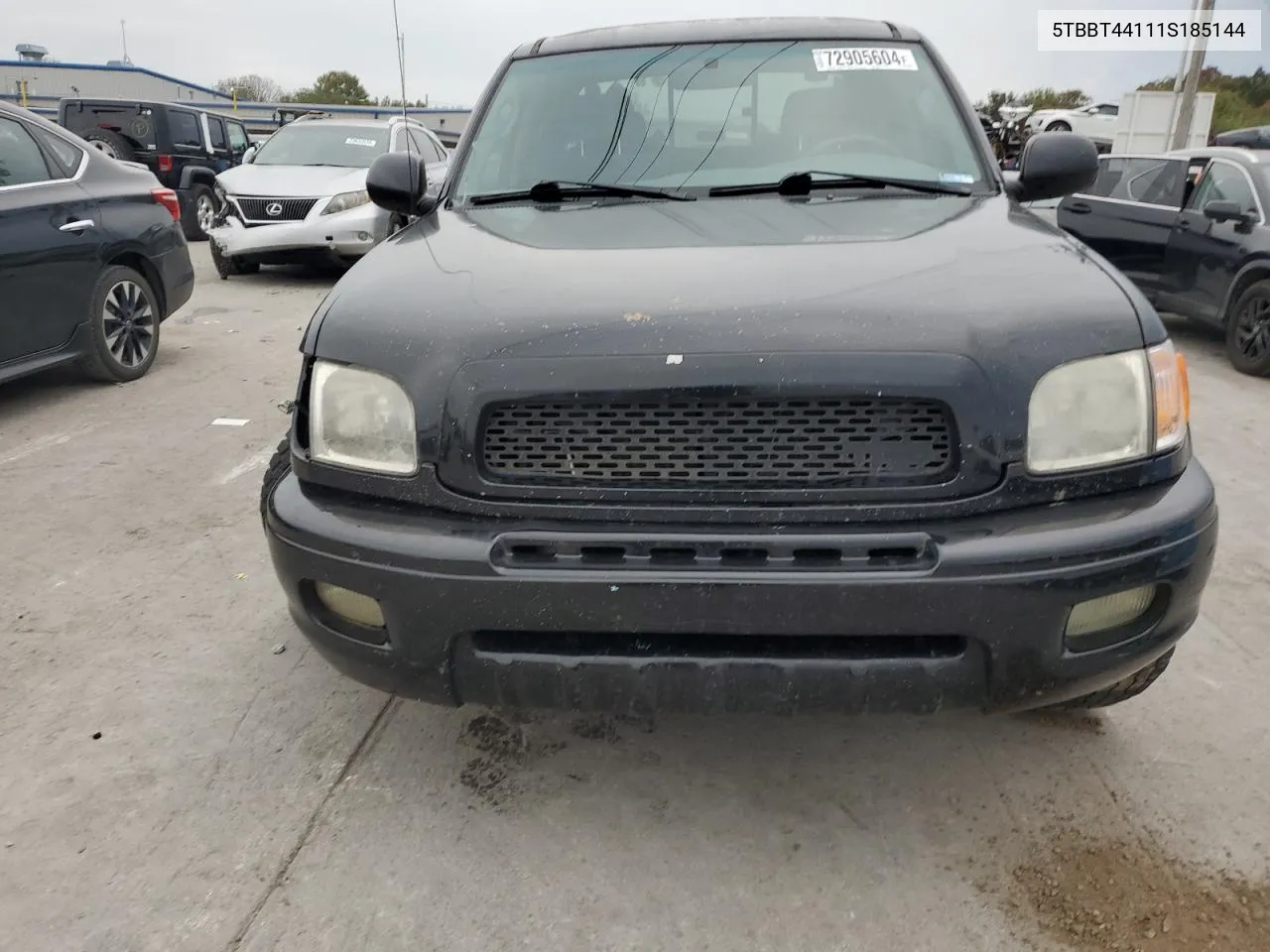 2001 Toyota Tundra Access Cab VIN: 5TBBT44111S185144 Lot: 72905604