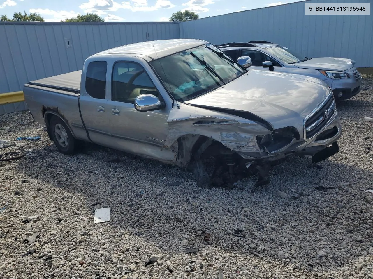 2001 Toyota Tundra Access Cab VIN: 5TBBT44131S196548 Lot: 72964804