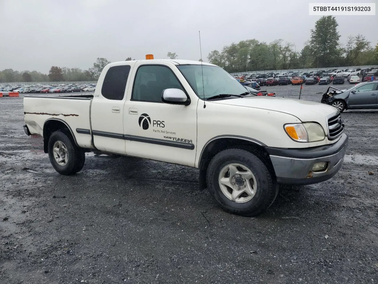 2001 Toyota Tundra Access Cab VIN: 5TBBT44191S193203 Lot: 72971584