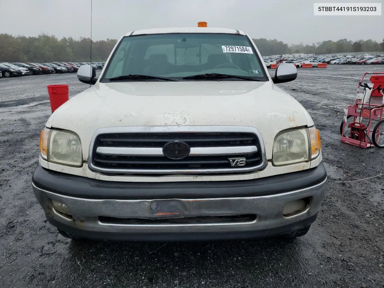 2001 Toyota Tundra Access Cab VIN: 5TBBT44191S193203 Lot: 72971584