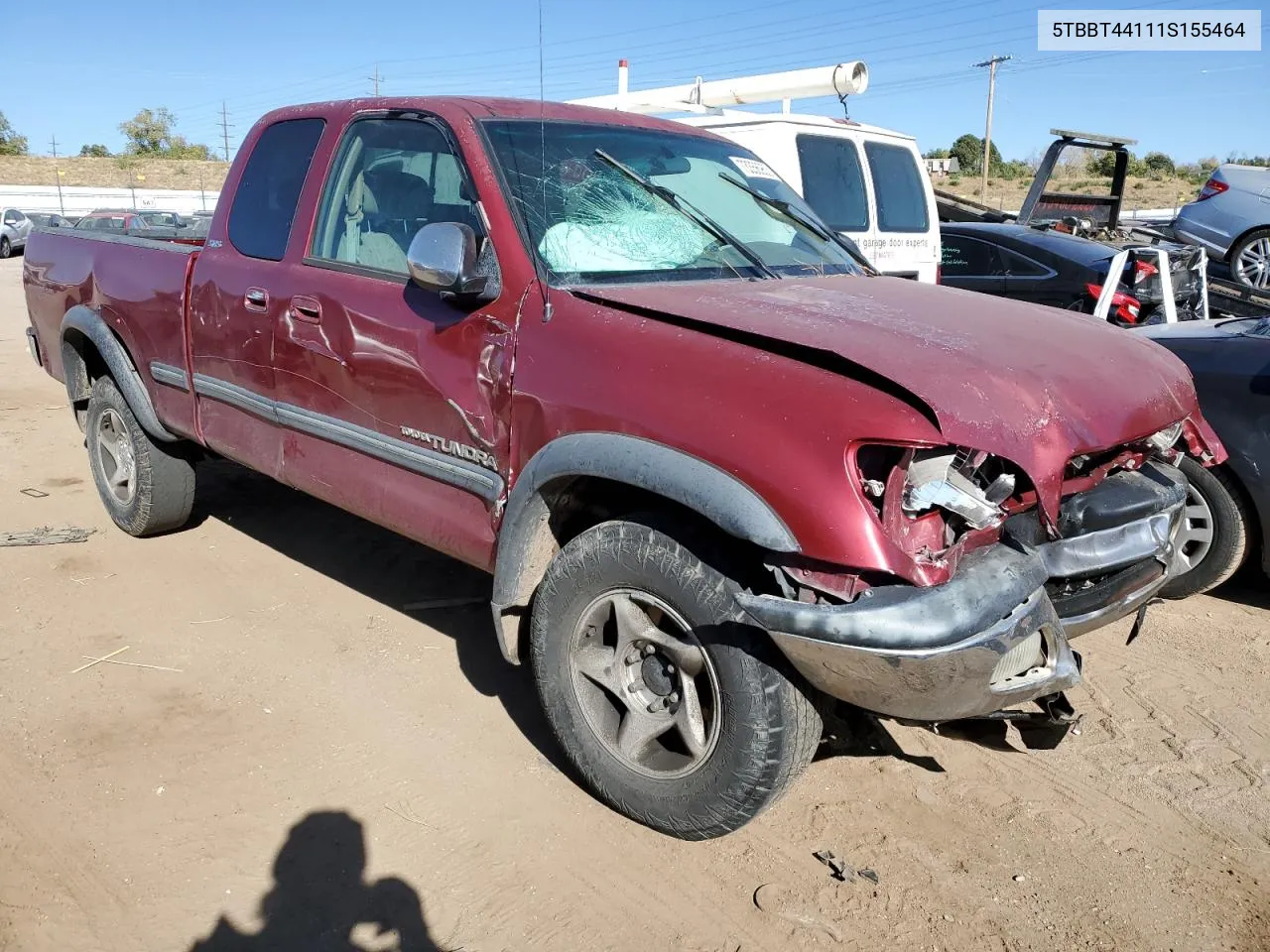 2001 Toyota Tundra Access Cab VIN: 5TBBT44111S155464 Lot: 73356953