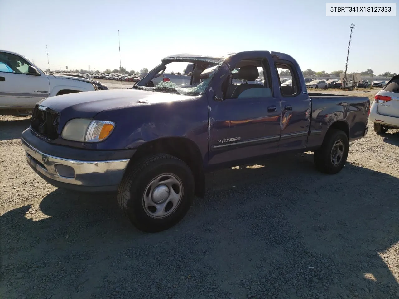 2001 Toyota Tundra Access Cab VIN: 5TBRT341X1S127333 Lot: 74139694