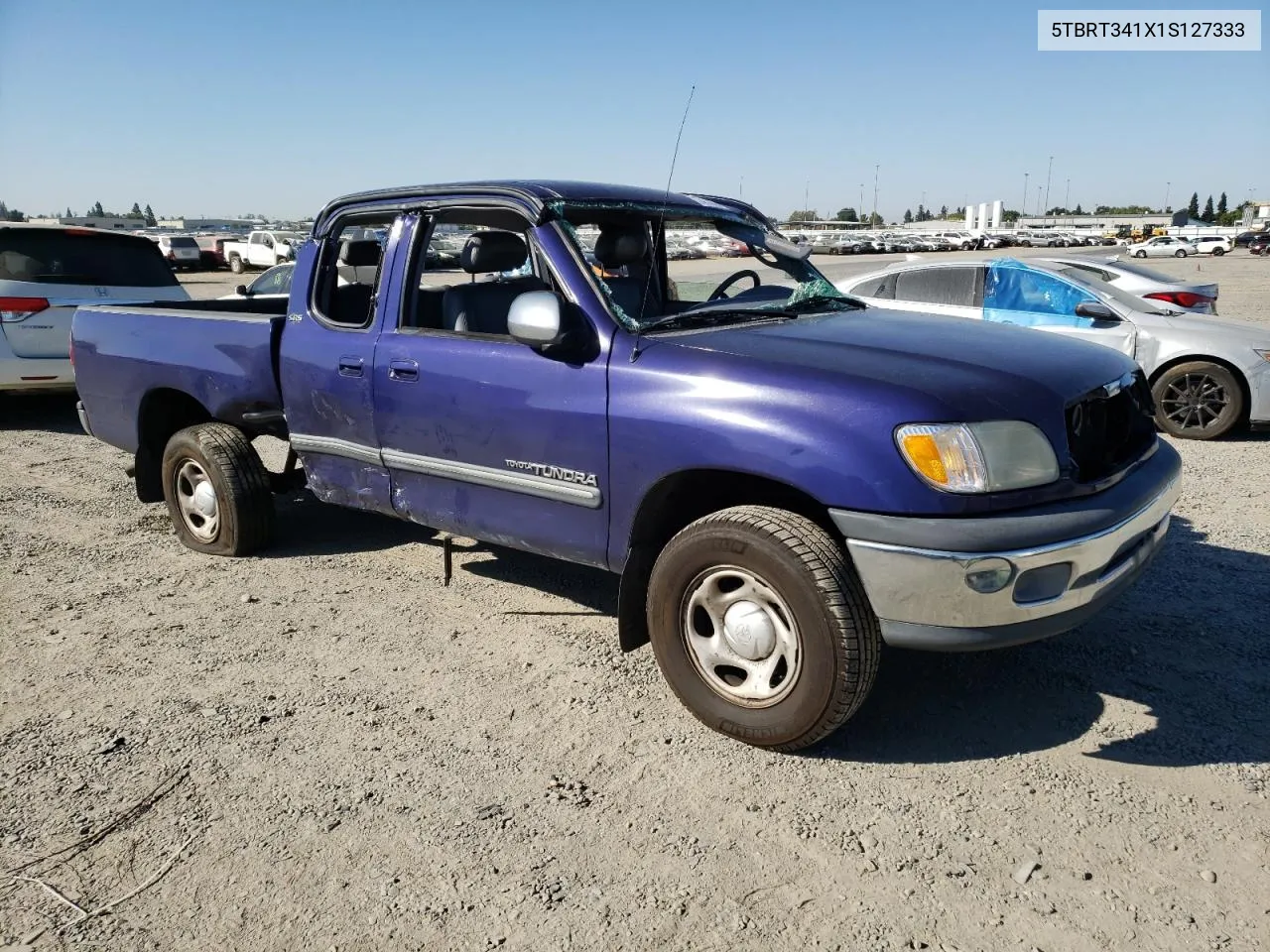 2001 Toyota Tundra Access Cab VIN: 5TBRT341X1S127333 Lot: 74139694