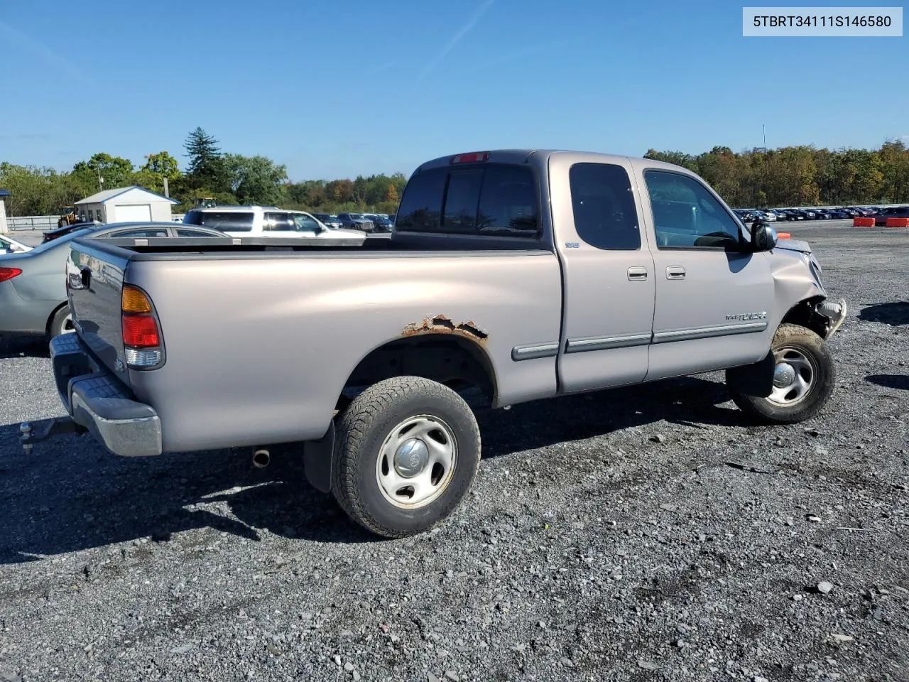 2001 Toyota Tundra Access Cab VIN: 5TBRT34111S146580 Lot: 74391684