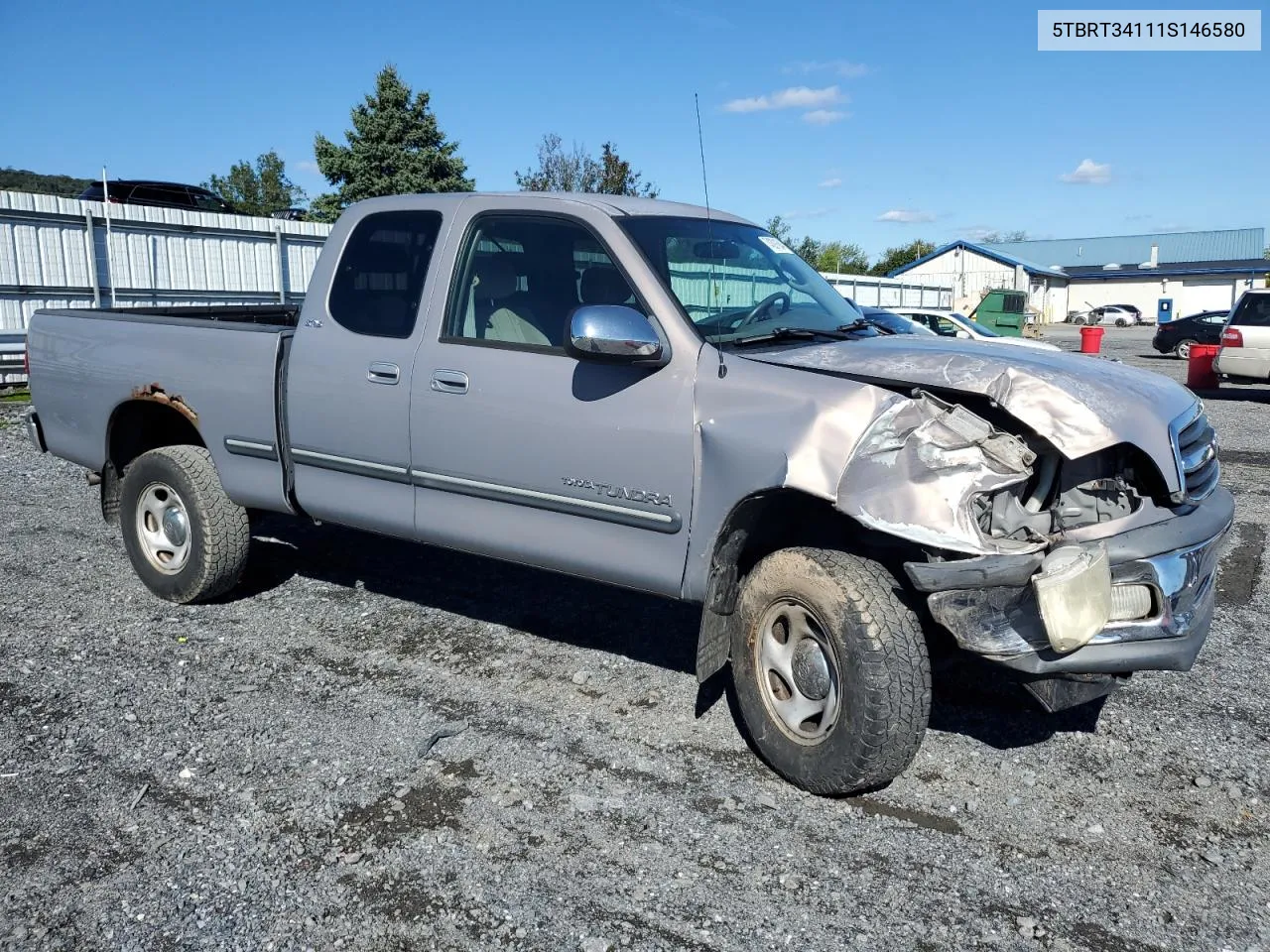 2001 Toyota Tundra Access Cab VIN: 5TBRT34111S146580 Lot: 74391684