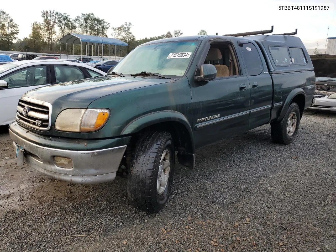 5TBBT48111S191987 2001 Toyota Tundra Access Cab Limited