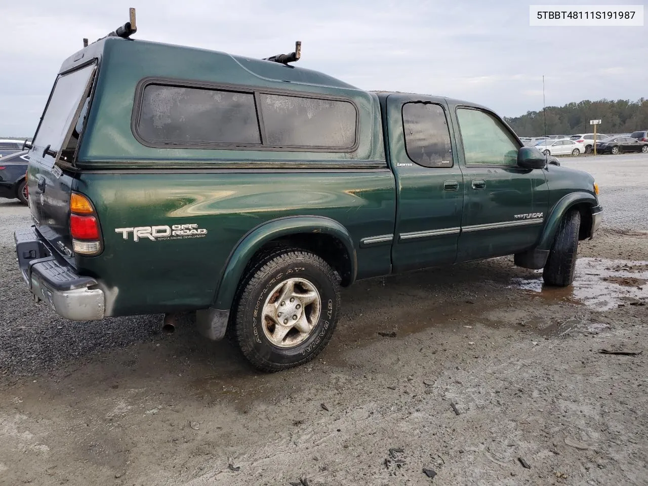 2001 Toyota Tundra Access Cab Limited VIN: 5TBBT48111S191987 Lot: 74610694