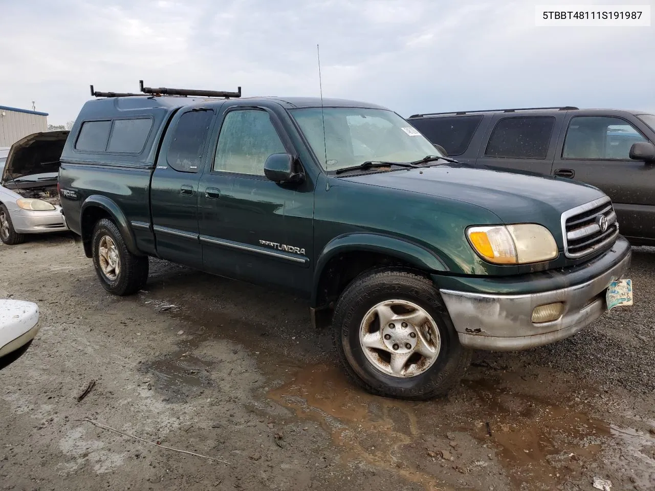 2001 Toyota Tundra Access Cab Limited VIN: 5TBBT48111S191987 Lot: 74610694