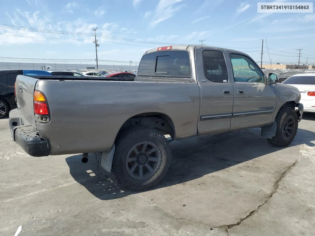 2001 Toyota Tundra Access Cab VIN: 5TBRT34191S154863 Lot: 74768134