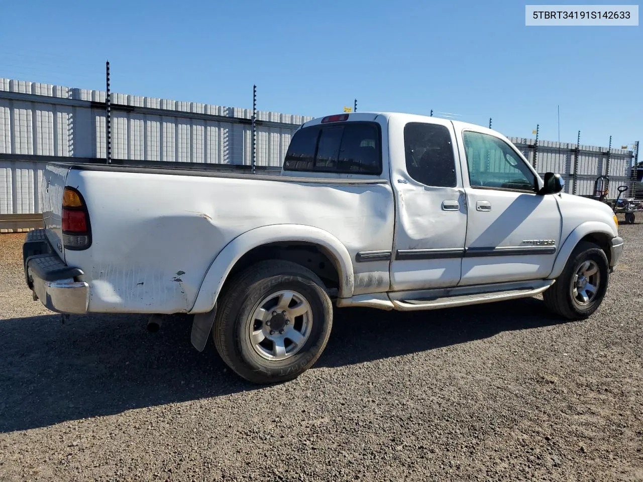 2001 Toyota Tundra Access Cab VIN: 5TBRT34191S142633 Lot: 74816084