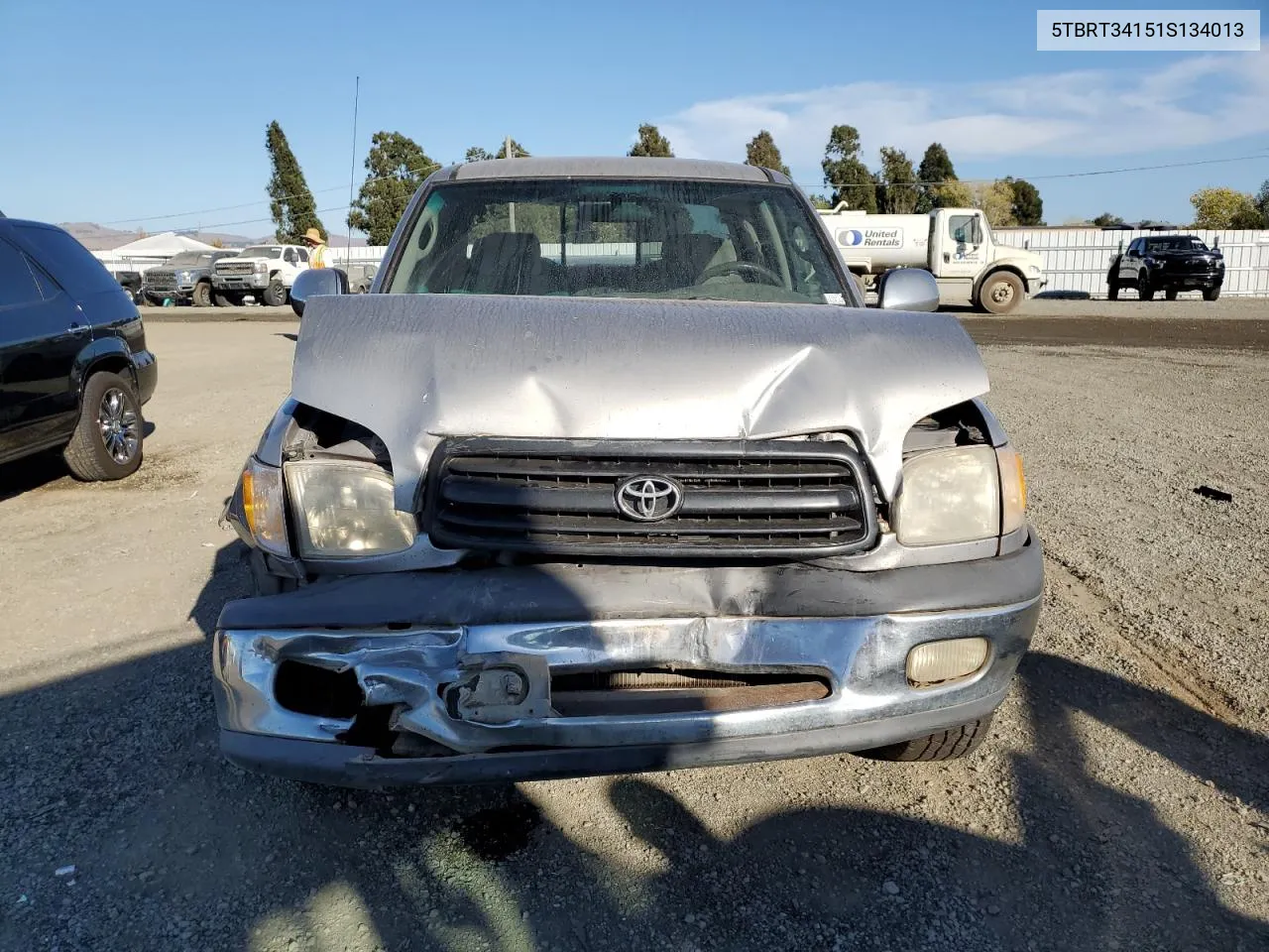 2001 Toyota Tundra Access Cab VIN: 5TBRT34151S134013 Lot: 75220104