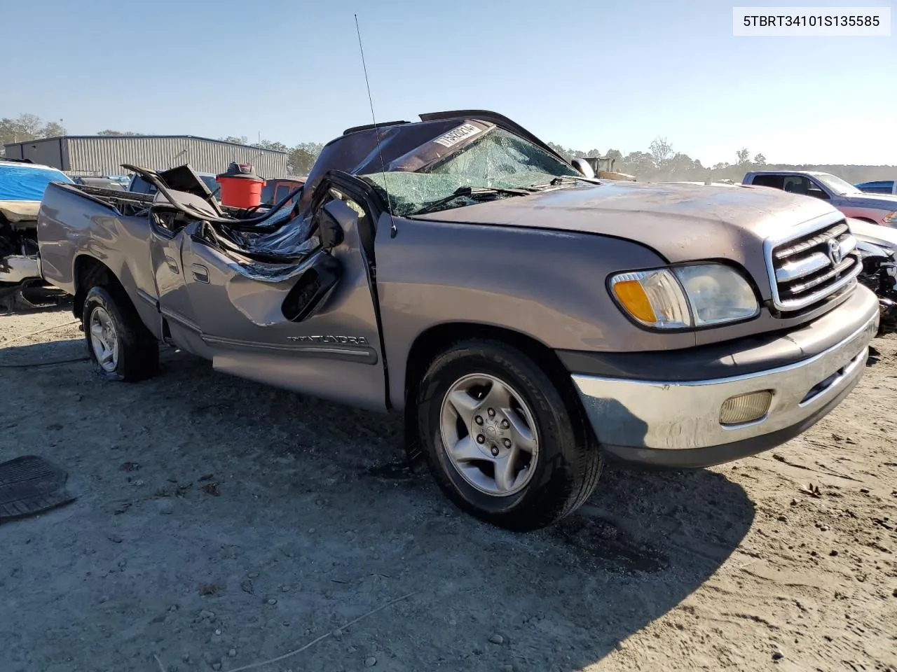 2001 Toyota Tundra Access Cab VIN: 5TBRT34101S135585 Lot: 75420214