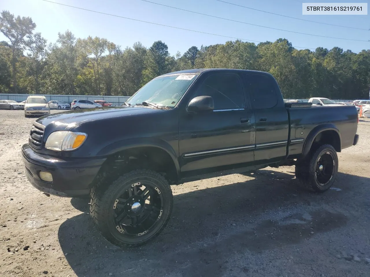 2001 Toyota Tundra Access Cab Limited VIN: 5TBRT38161S219761 Lot: 75527294