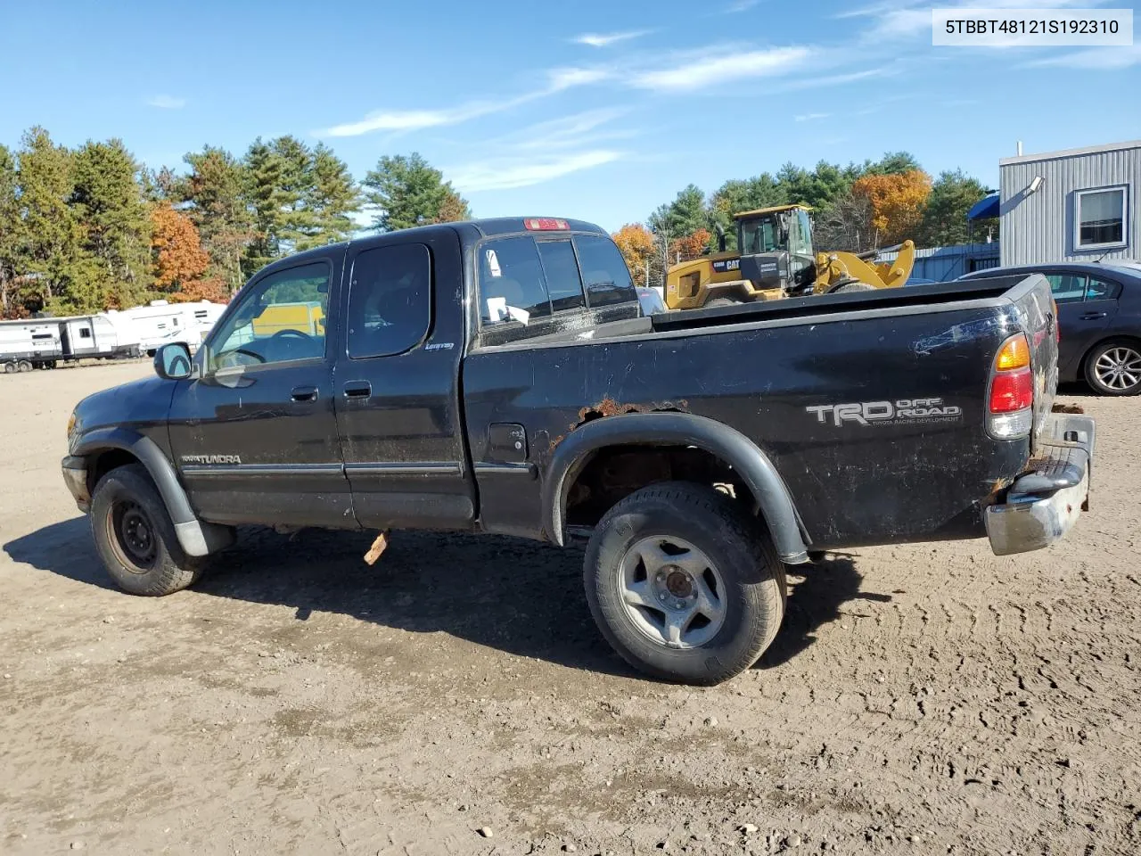 2001 Toyota Tundra Access Cab Limited VIN: 5TBBT48121S192310 Lot: 77492834