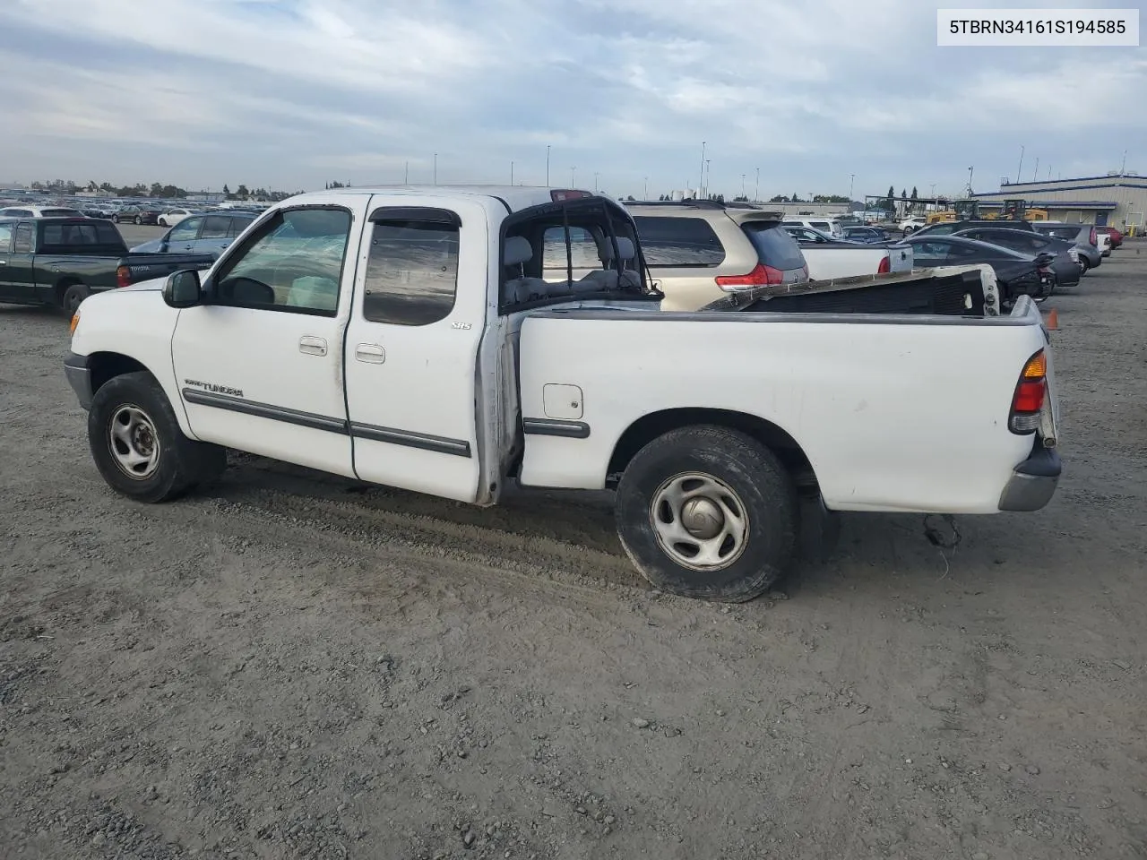 2001 Toyota Tundra Access Cab Sr5 VIN: 5TBRN34161S194585 Lot: 77493734