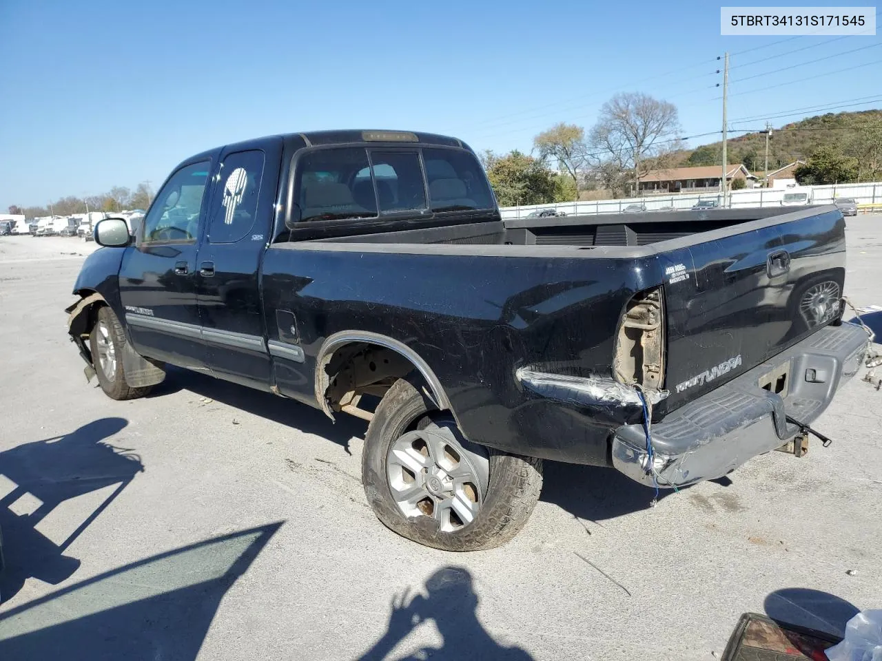 2001 Toyota Tundra Access Cab VIN: 5TBRT34131S171545 Lot: 77698934