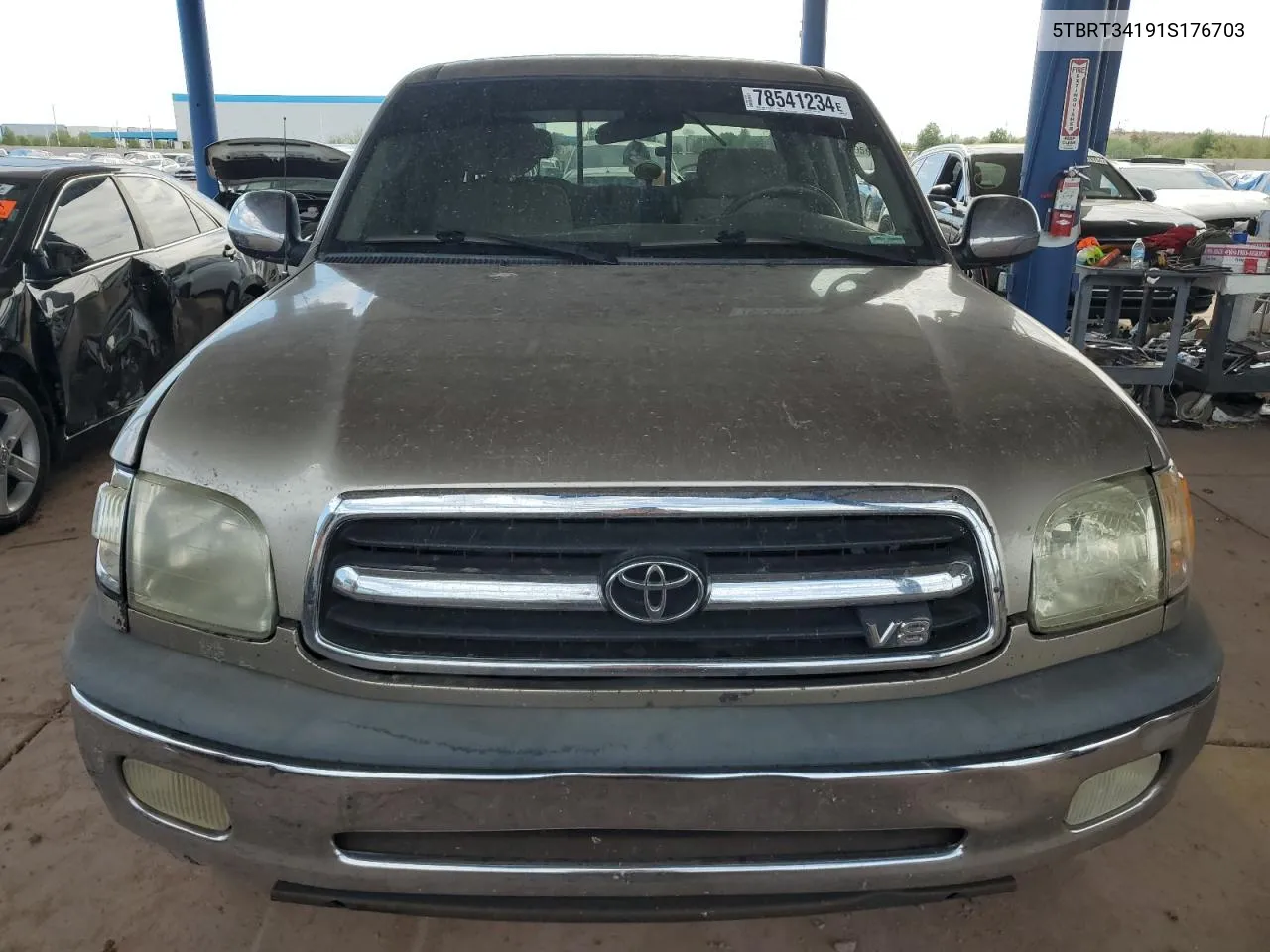 2001 Toyota Tundra Access Cab VIN: 5TBRT34191S176703 Lot: 78541234