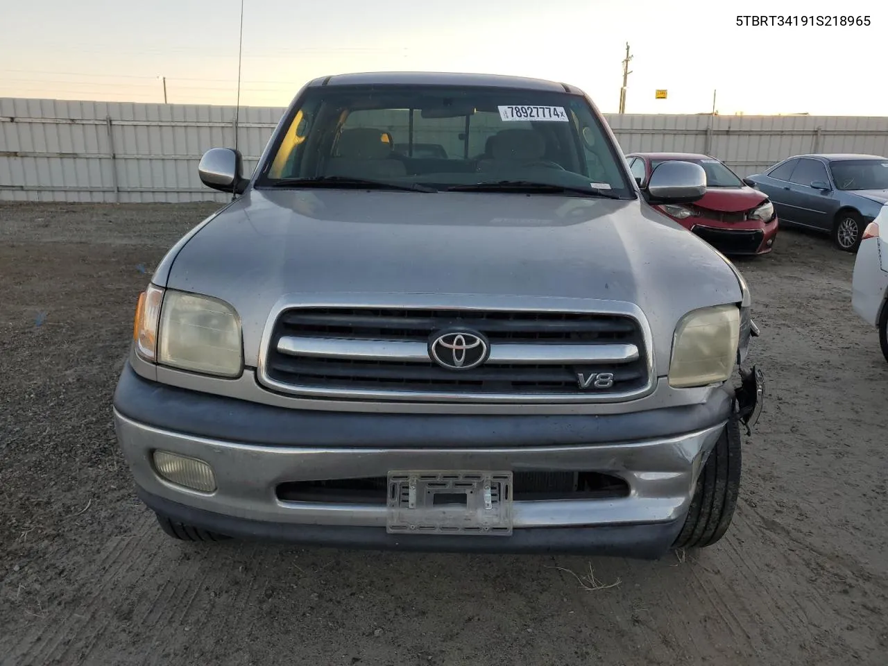 2001 Toyota Tundra Access Cab VIN: 5TBRT34191S218965 Lot: 78927774