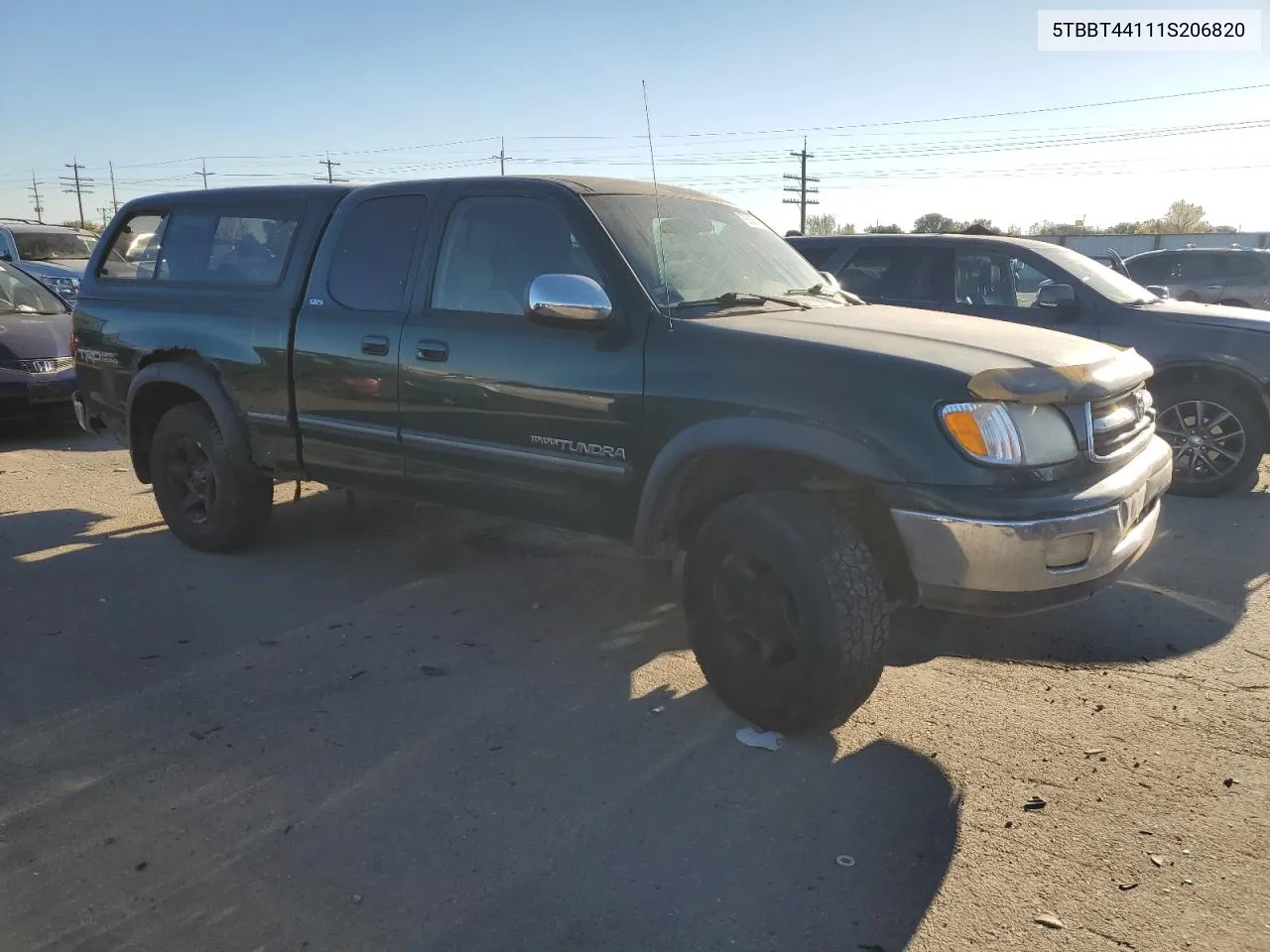 2001 Toyota Tundra Access Cab VIN: 5TBBT44111S206820 Lot: 79320614