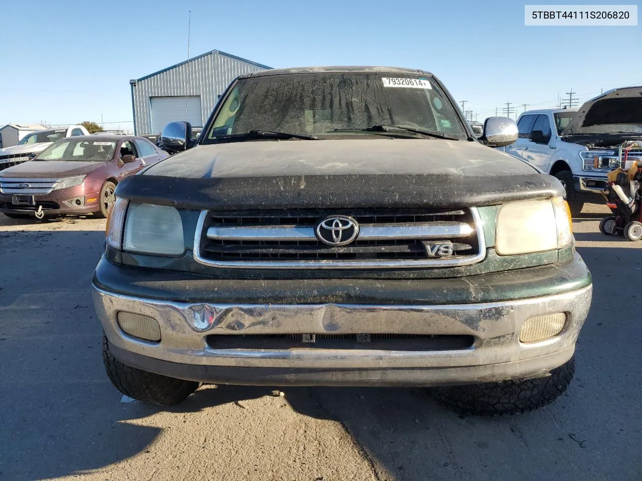 2001 Toyota Tundra Access Cab VIN: 5TBBT44111S206820 Lot: 79320614