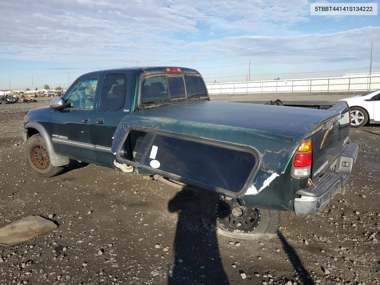 2001 Toyota Tundra Access Cab VIN: 5TBBT44141S134222 Lot: 79484474