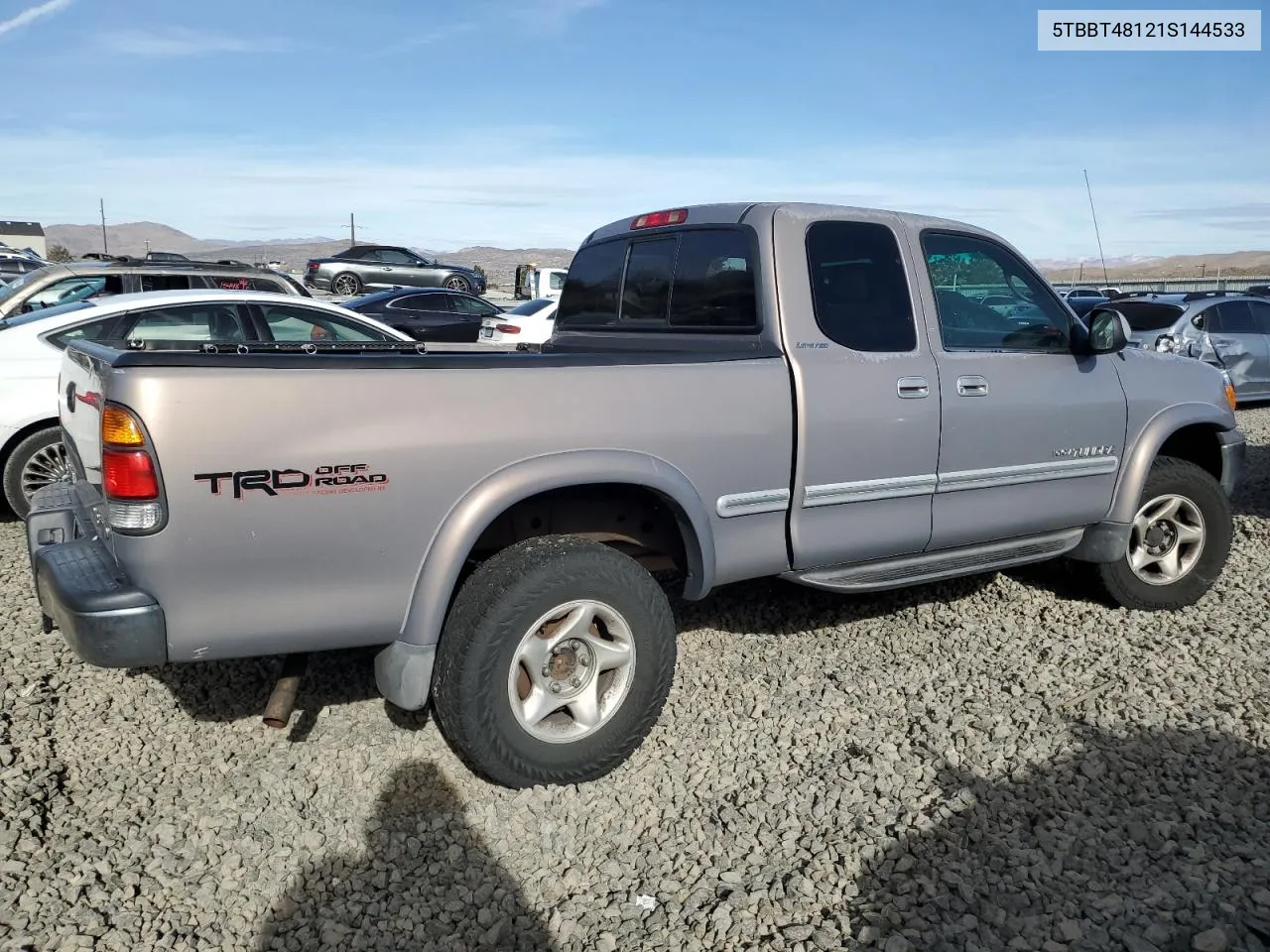 5TBBT48121S144533 2001 Toyota Tundra Access Cab Limited