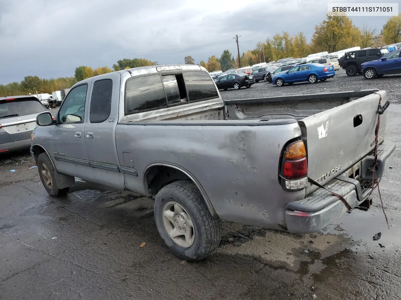 2001 Toyota Tundra Access Cab VIN: 5TBBT44111S171051 Lot: 79678484