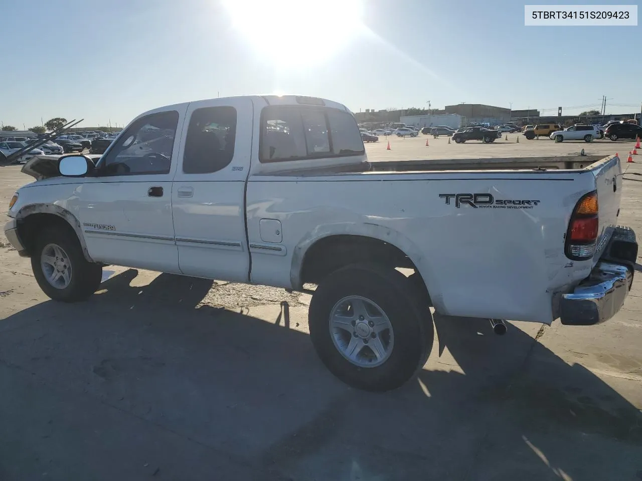 2001 Toyota Tundra Access Cab VIN: 5TBRT34151S209423 Lot: 79738634