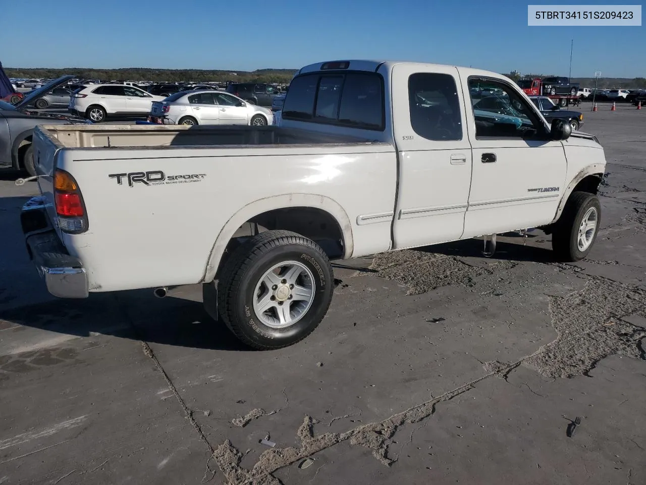 2001 Toyota Tundra Access Cab VIN: 5TBRT34151S209423 Lot: 79738634