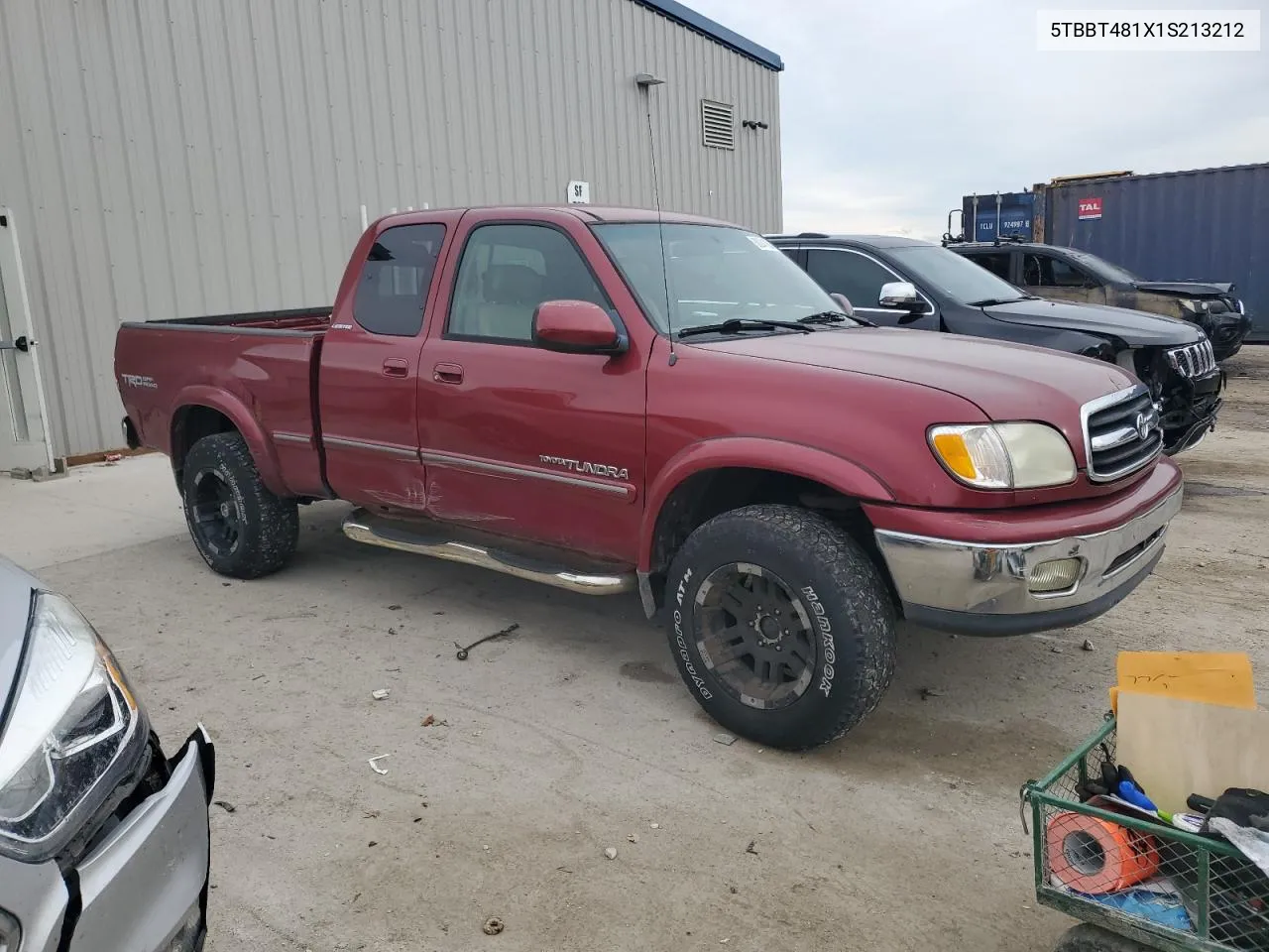 2001 Toyota Tundra Access Cab Limited VIN: 5TBBT481X1S213212 Lot: 80241864