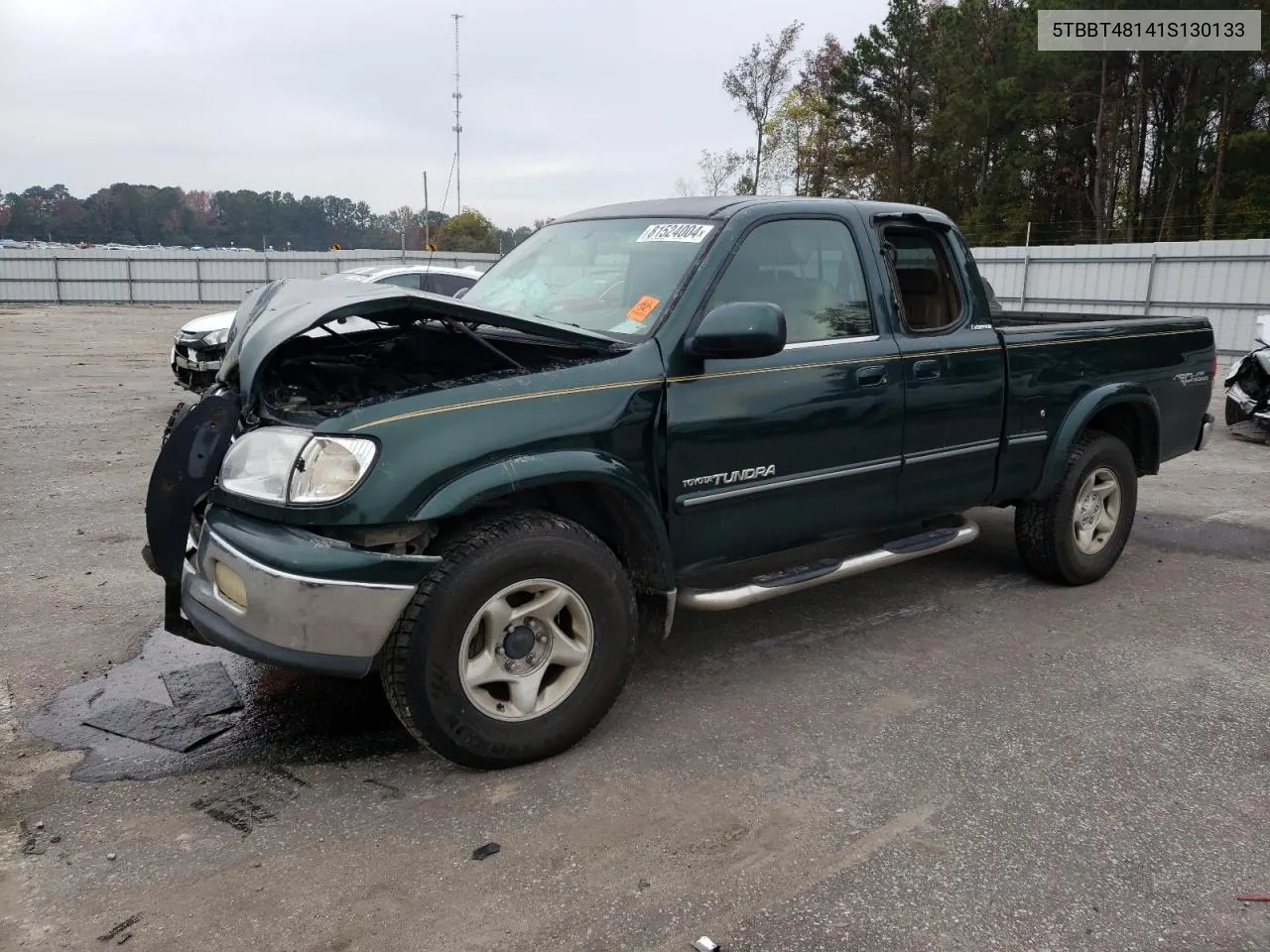 2001 Toyota Tundra Access Cab Limited VIN: 5TBBT48141S130133 Lot: 81524004