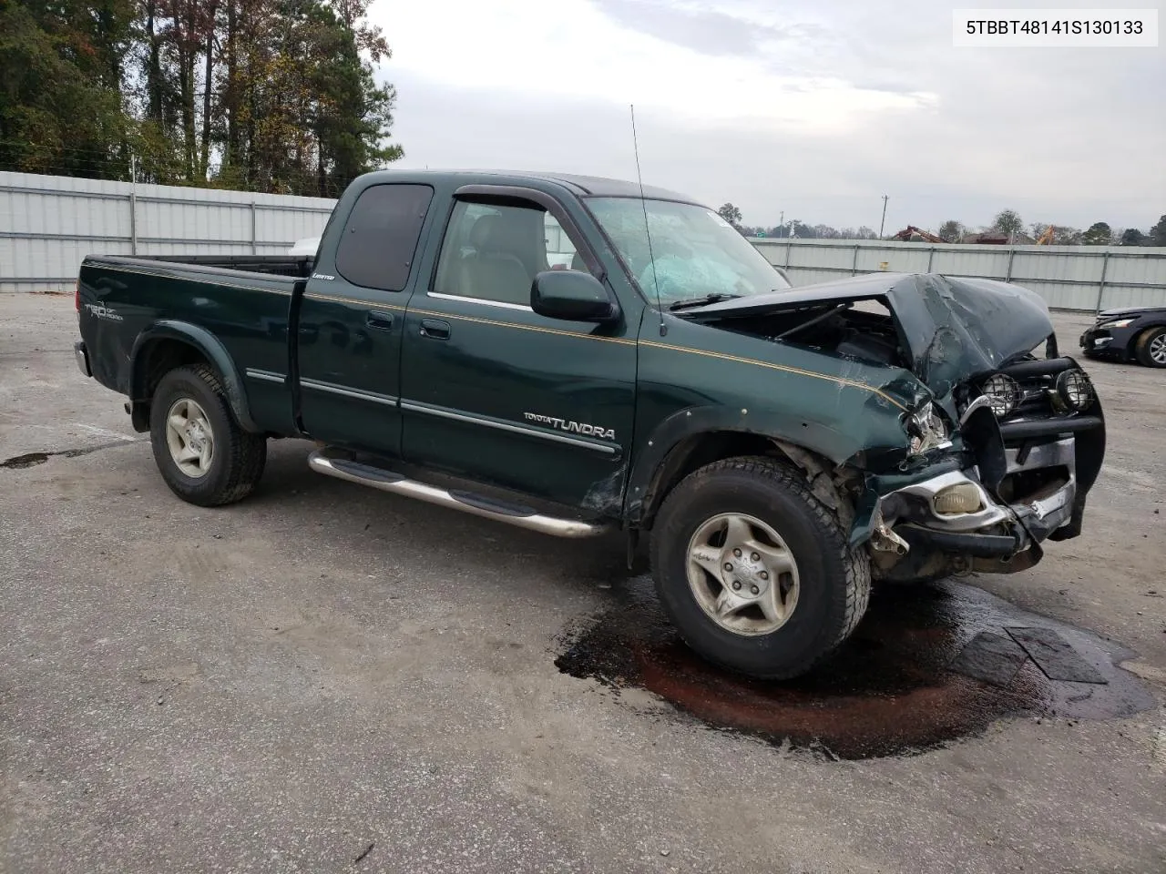 2001 Toyota Tundra Access Cab Limited VIN: 5TBBT48141S130133 Lot: 81524004