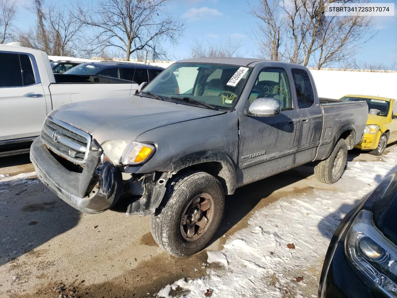 5TBRT34172S317074 2002 Toyota Tundra Access Cab