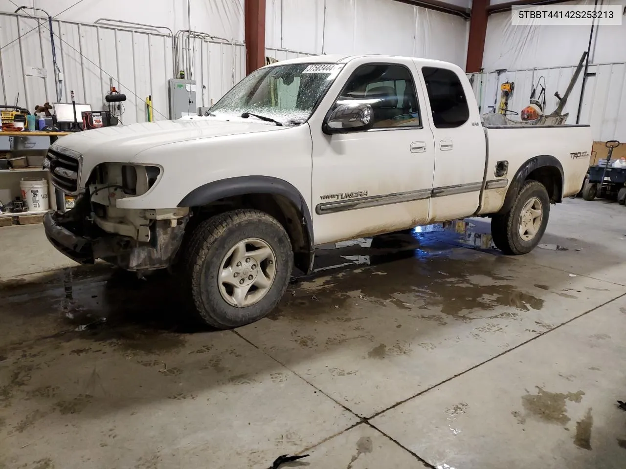 2002 Toyota Tundra Access Cab VIN: 5TBBT44142S253213 Lot: 37503444