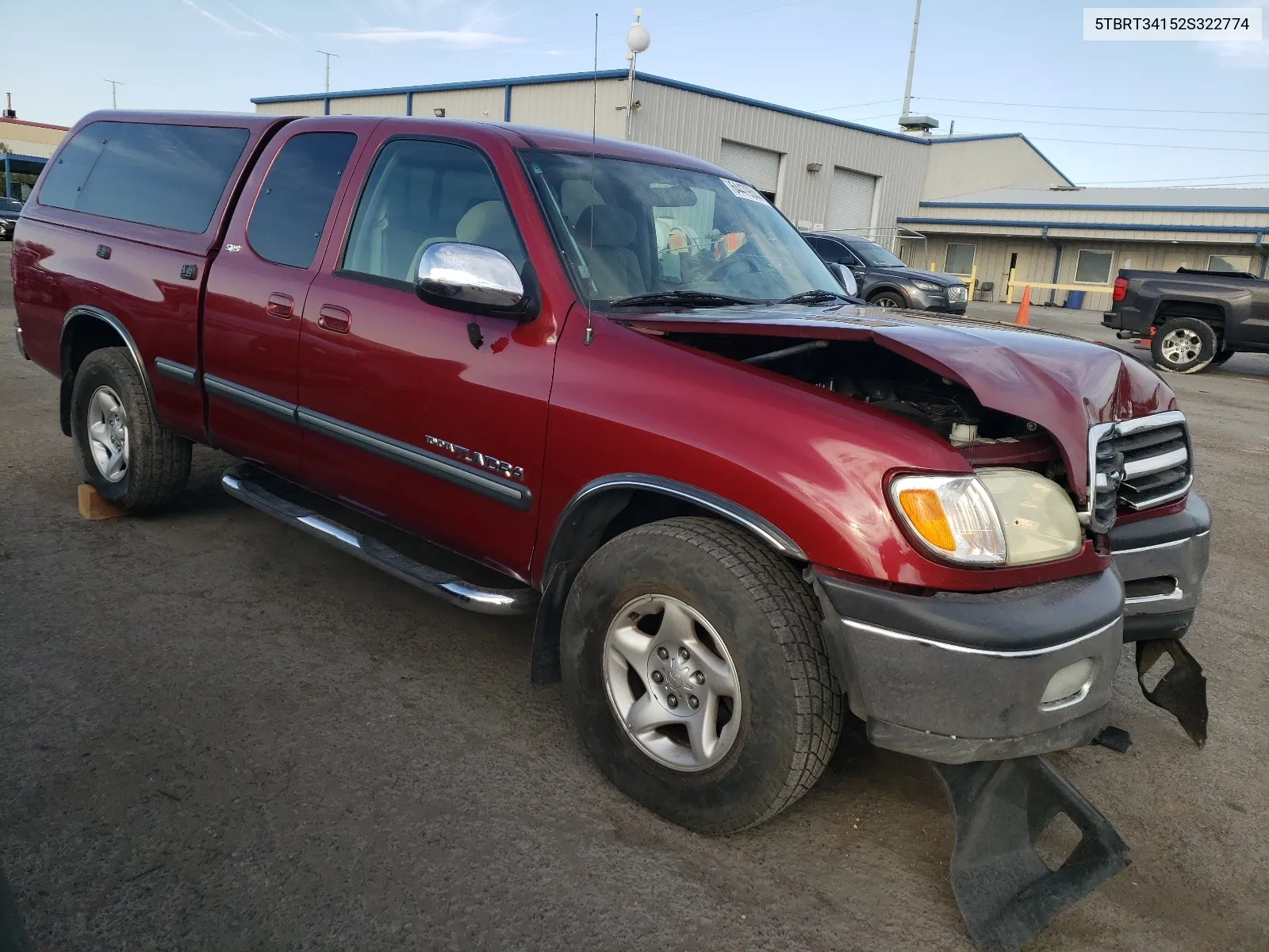 2002 Toyota Tundra Access Cab VIN: 5TBRT34152S322774 Lot: 64479544