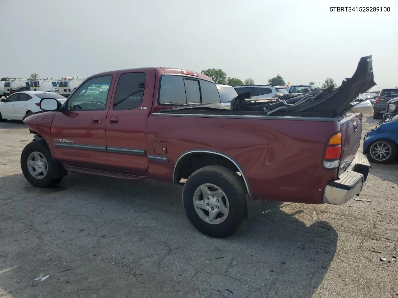 2002 Toyota Tundra Access Cab VIN: 5TBRT34152S289100 Lot: 65454014