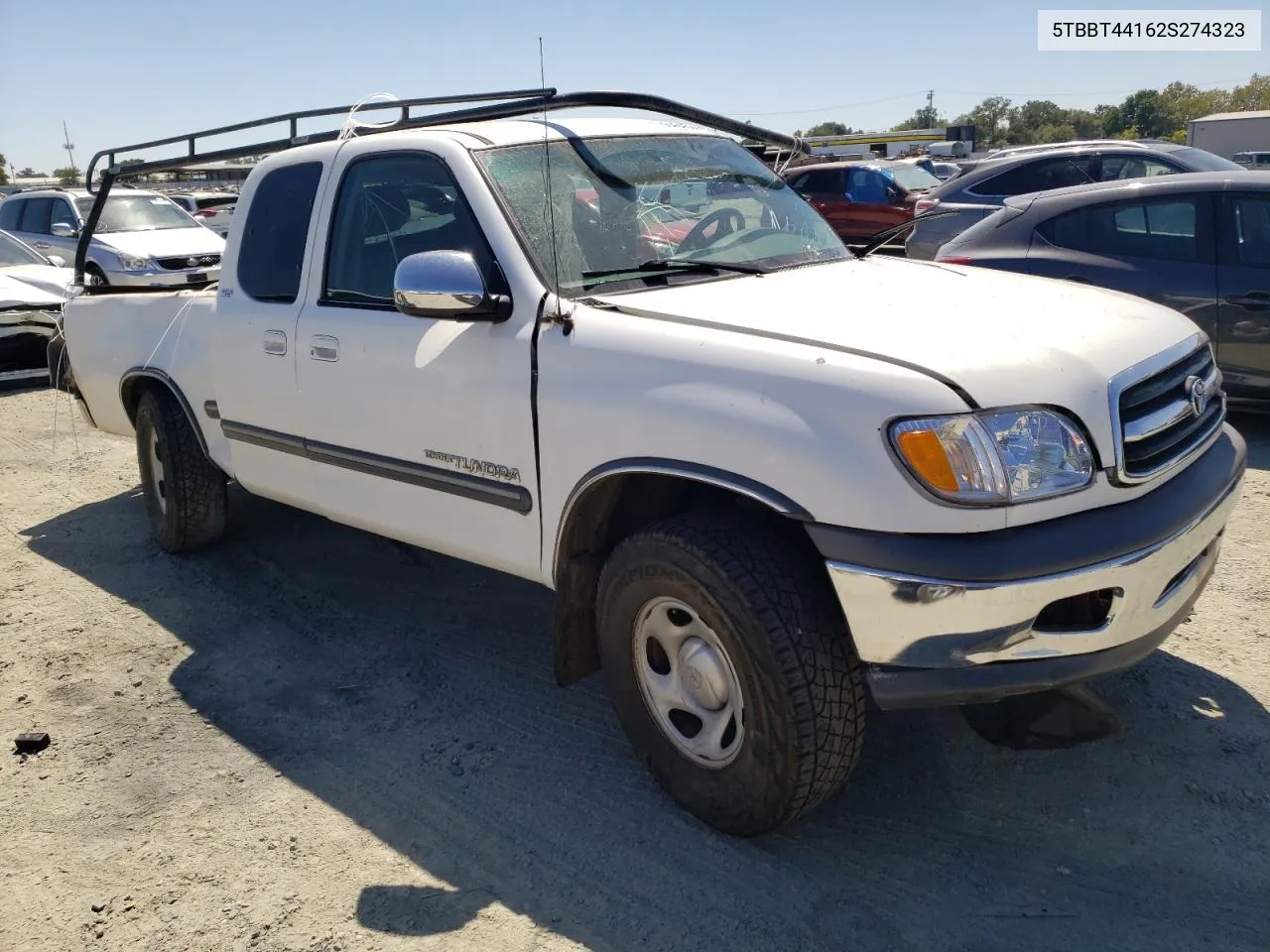 2002 Toyota Tundra Access Cab VIN: 5TBBT44162S274323 Lot: 66434584