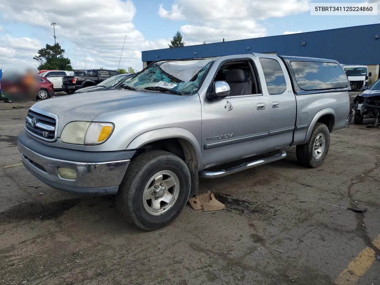 2002 Toyota Tundra Access Cab VIN: 5TBRT34112S224860 Lot: 67766624