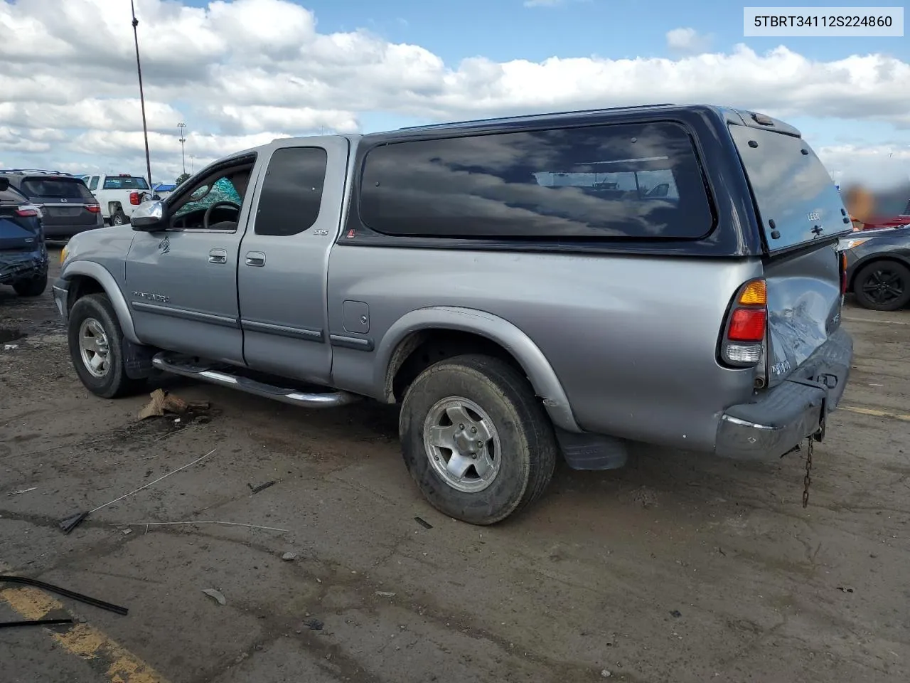 2002 Toyota Tundra Access Cab VIN: 5TBRT34112S224860 Lot: 67766624