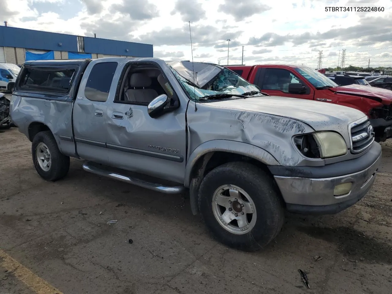 2002 Toyota Tundra Access Cab VIN: 5TBRT34112S224860 Lot: 67766624