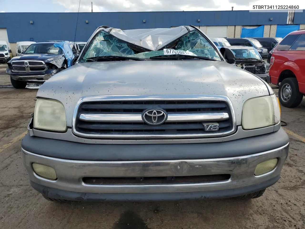 2002 Toyota Tundra Access Cab VIN: 5TBRT34112S224860 Lot: 67766624