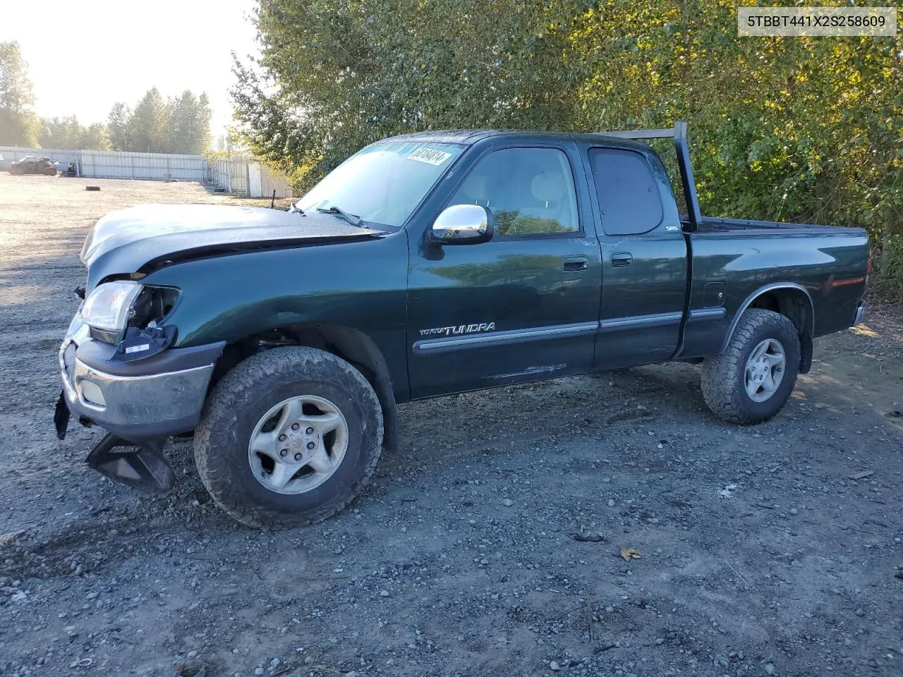 2002 Toyota Tundra Access Cab VIN: 5TBBT441X2S258609 Lot: 68184814