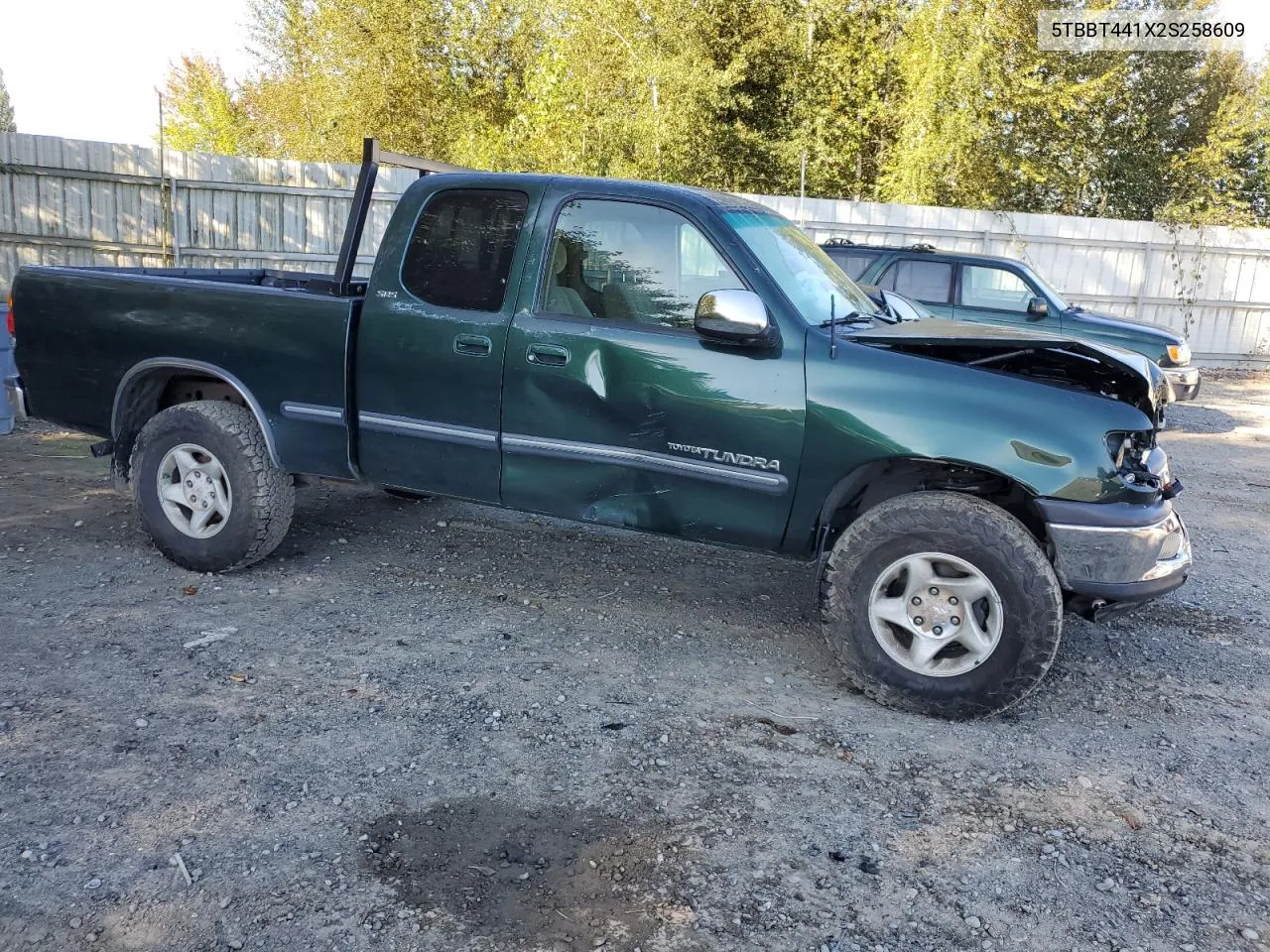 2002 Toyota Tundra Access Cab VIN: 5TBBT441X2S258609 Lot: 68184814