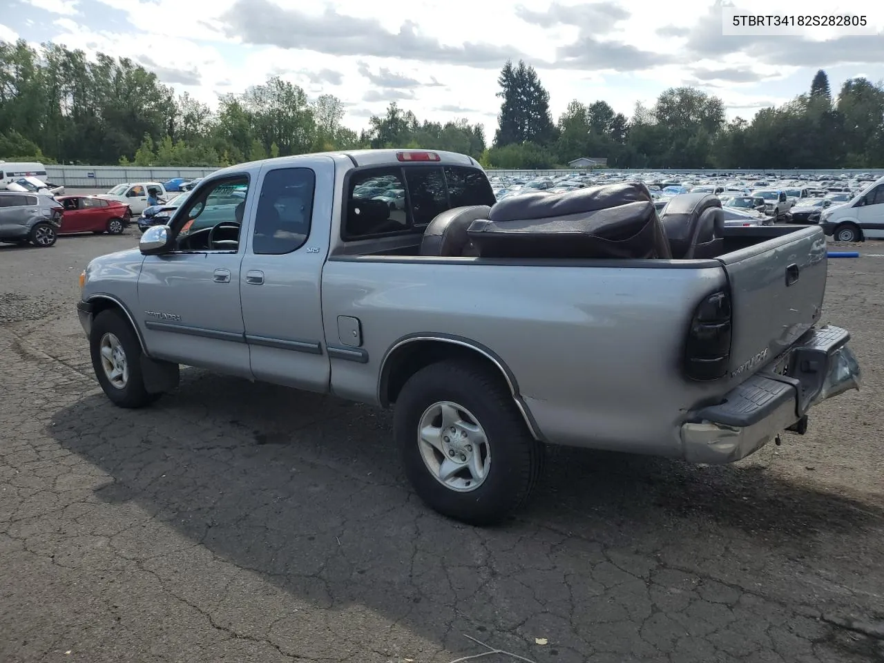 2002 Toyota Tundra Access Cab VIN: 5TBRT34182S282805 Lot: 69214764