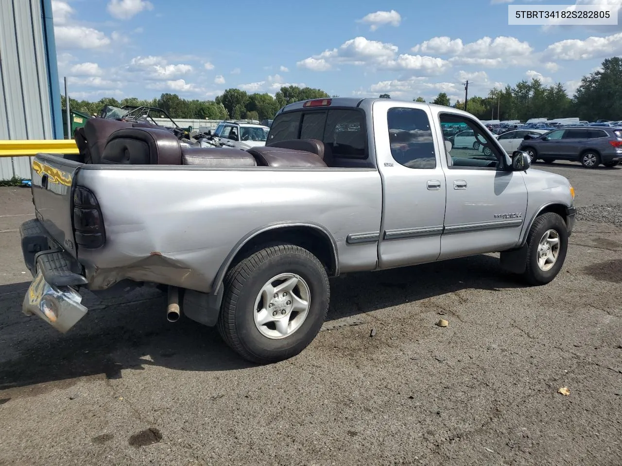 2002 Toyota Tundra Access Cab VIN: 5TBRT34182S282805 Lot: 69214764