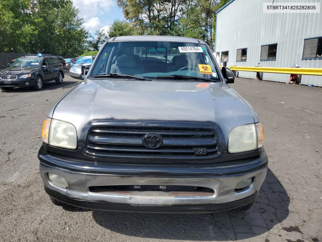 2002 Toyota Tundra Access Cab VIN: 5TBRT34182S282805 Lot: 69214764