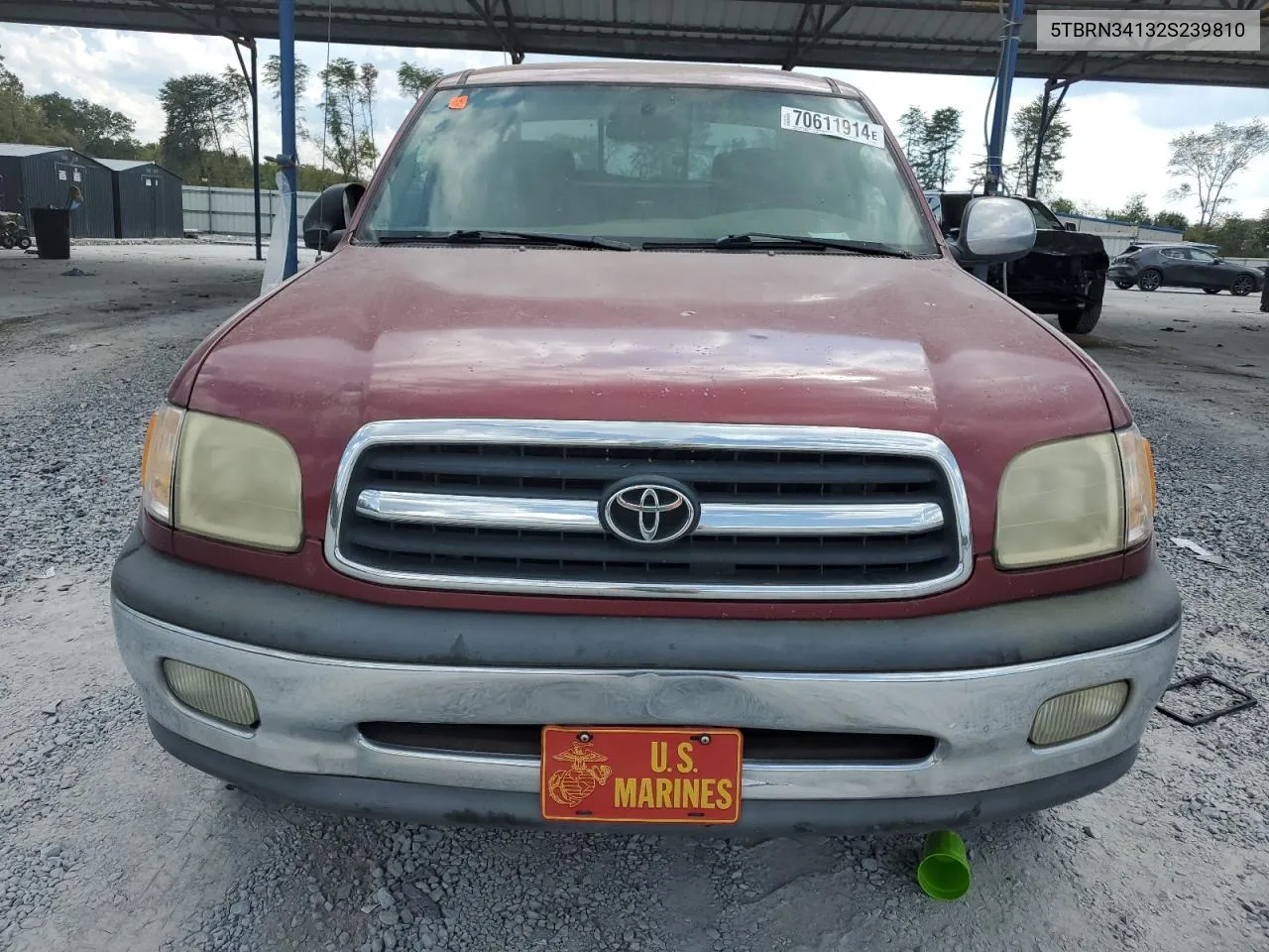 2002 Toyota Tundra Access Cab Sr5 VIN: 5TBRN34132S239810 Lot: 70611914