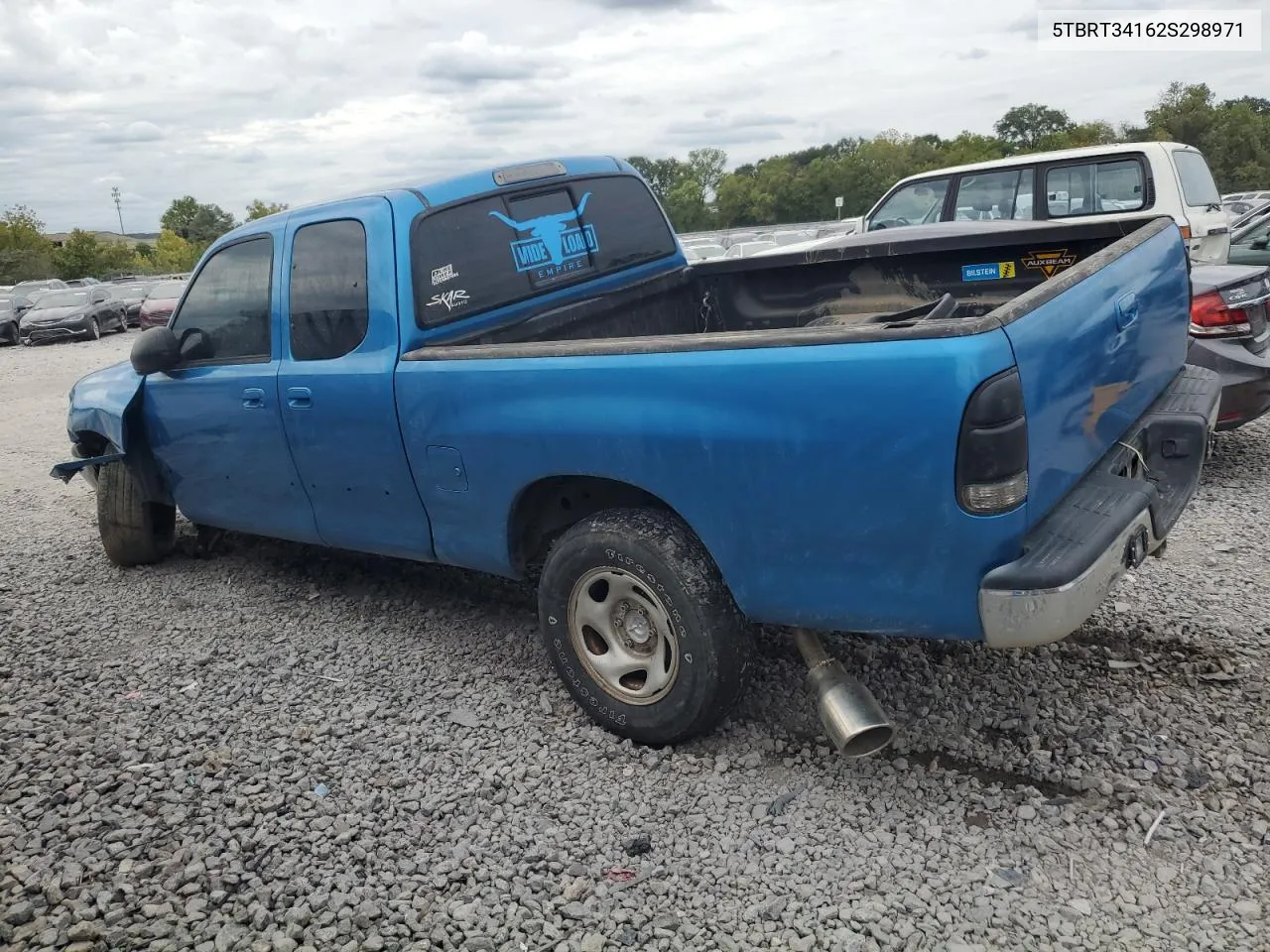 2002 Toyota Tundra Access Cab VIN: 5TBRT34162S298971 Lot: 70629384