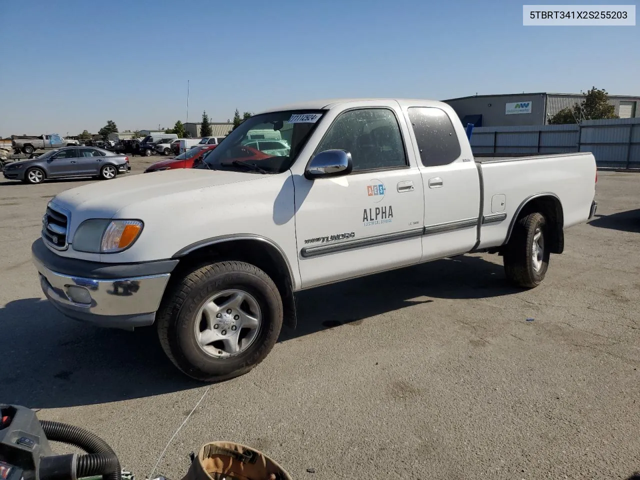 5TBRT341X2S255203 2002 Toyota Tundra Access Cab