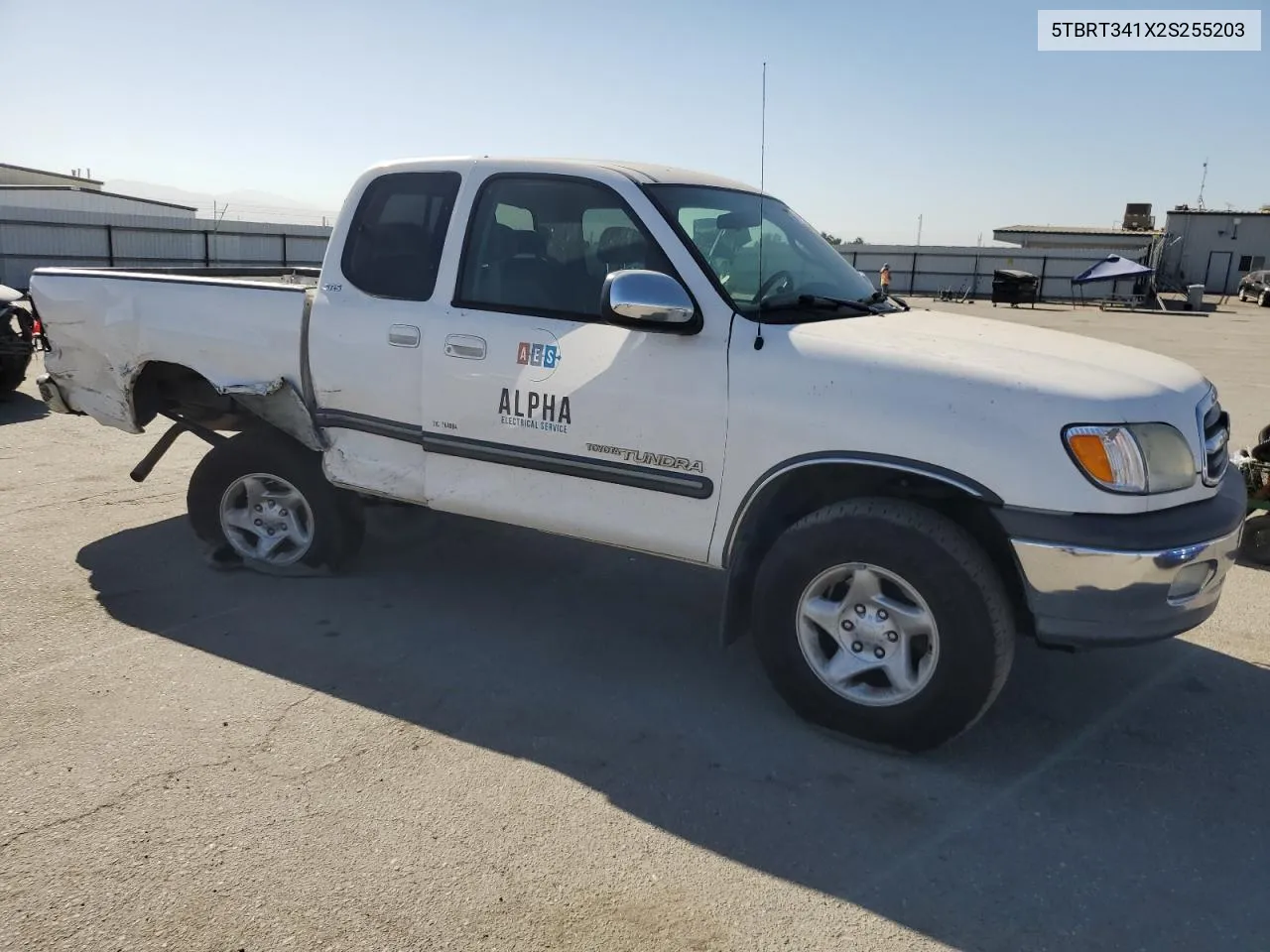 5TBRT341X2S255203 2002 Toyota Tundra Access Cab